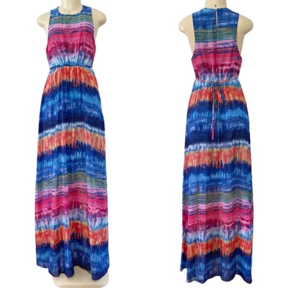 Betsey Johnson Dresses & Skirts - Betsey Johnson Hippie Tie-Dye Blouson Maxi Dress